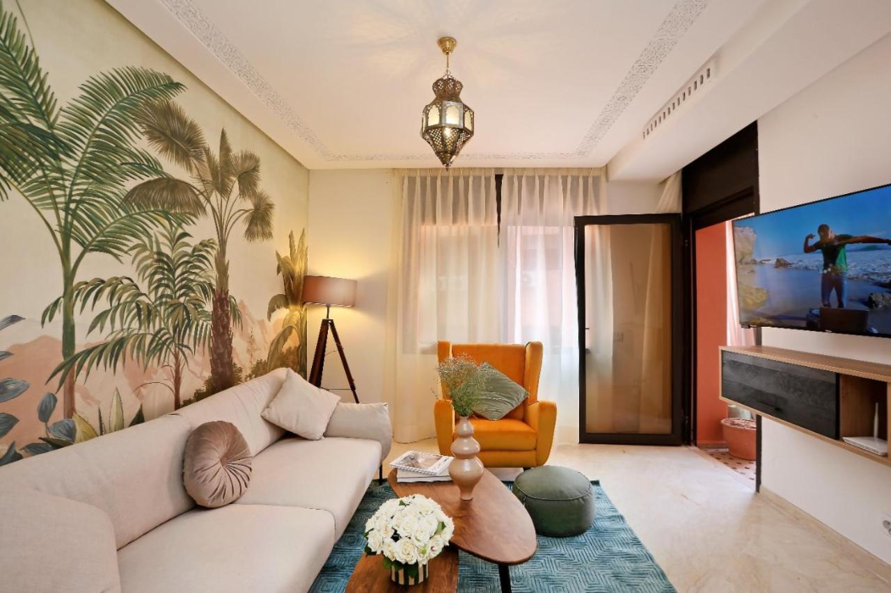 Appartement Moderne En City Center Marrakech-Gueliz Marrakesch Exterior foto
