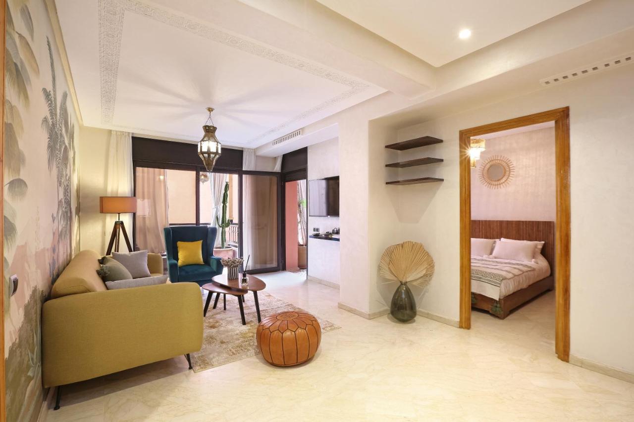 Appartement Moderne En City Center Marrakech-Gueliz Marrakesch Exterior foto