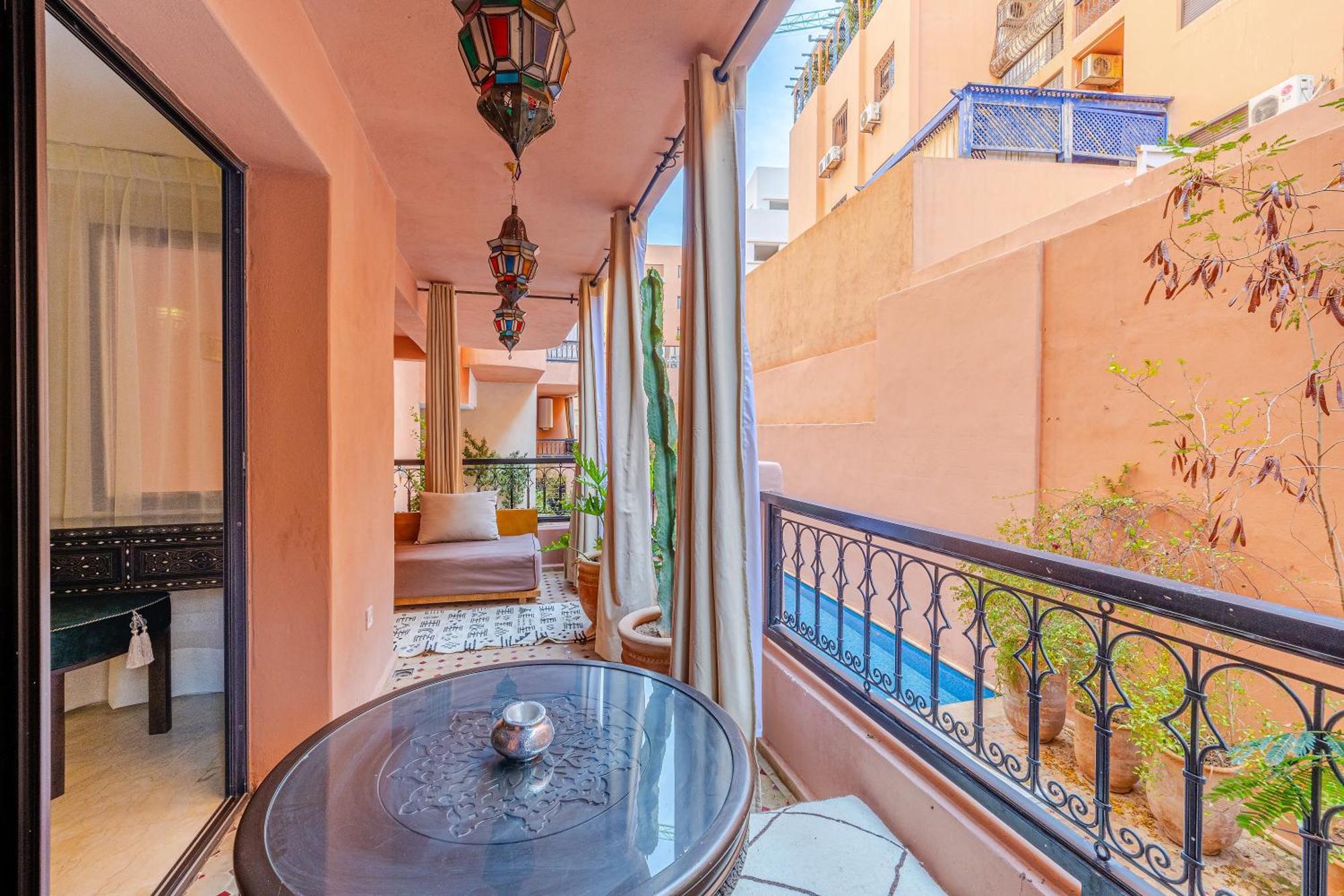 Appartement Moderne En City Center Marrakech-Gueliz Marrakesch Exterior foto