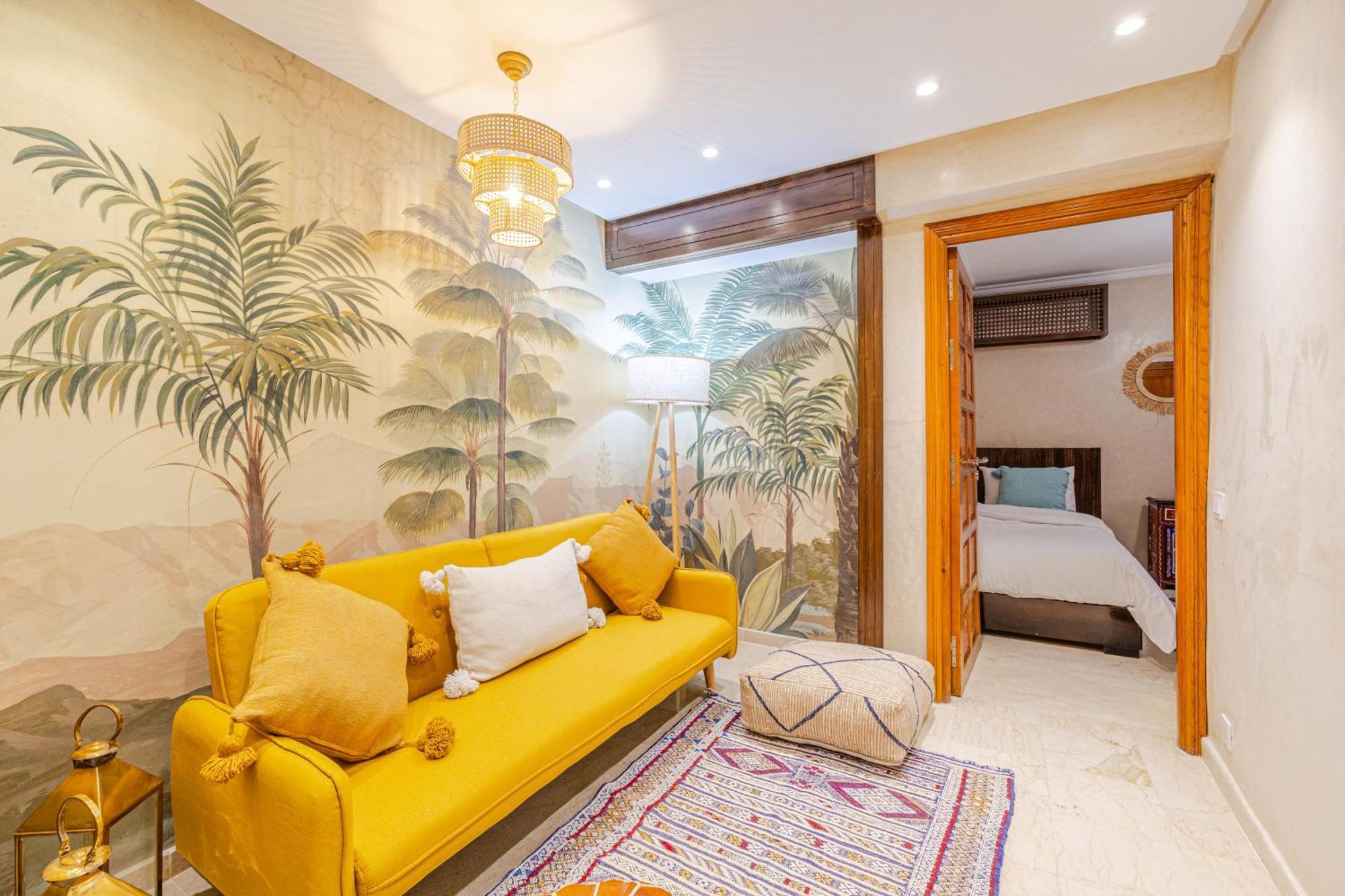 Appartement Moderne En City Center Marrakech-Gueliz Marrakesch Exterior foto