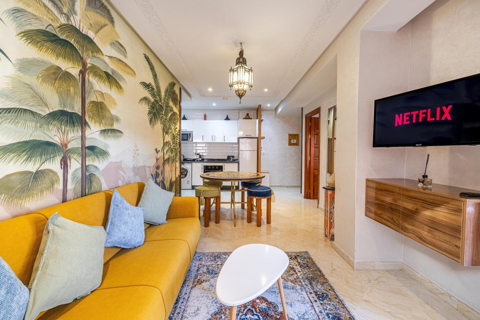 Appartement Moderne En City Center Marrakech-Gueliz Marrakesch Exterior foto